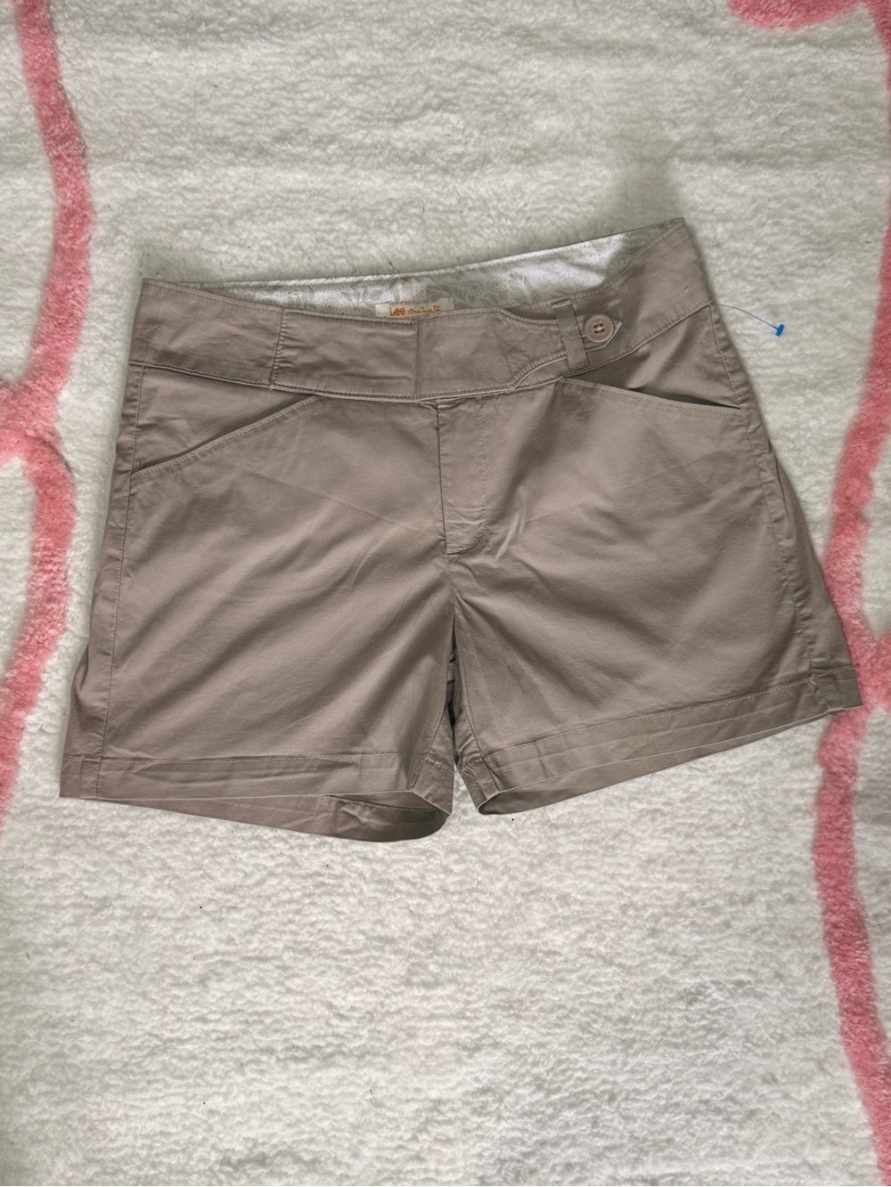 Lee Taupe Women's Stretch Casual Shorts
